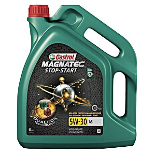 Castrol Magnatec Motoröl Stop-Start 5W-30 A5 (5 l, 5W-30)