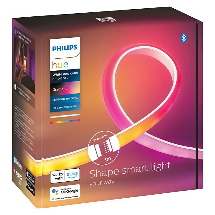 Philips Hue LED-Band Gradient ErweiterungLänge: 1 m, RGBW, 12,3 W Diagonal View