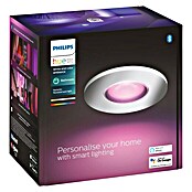 Philips Hue LED-Einbauleuchte rund Xamento White & Color Ambiance (5,5 W, Ø x H: 93 mm x 10 cm, Chrom, Transparent, RGBW, IP44) | BAUHAUS