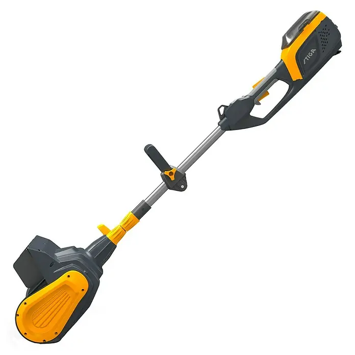 Stiga Akku-Schneefräse ST 300e - 48 V, 2 Ah, Arbeitsbreite: 30 cm - Der Stiga Akku-Rasentrimmer bietet kabellose Freiheit für präzise Rasenkantenpflege und ist ein praktischer Helfer im Garten.