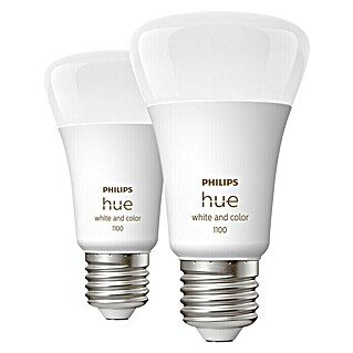 Philips Hue LED-Lampe White & Color (9 W, A60, 1.100 lm, 2 Stk.)