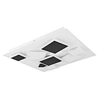 Lavida LED-Deckenleuchte (50 W, L x B x H: 50 x 50 x 6,5 cm, Weiß, Warmweiß)