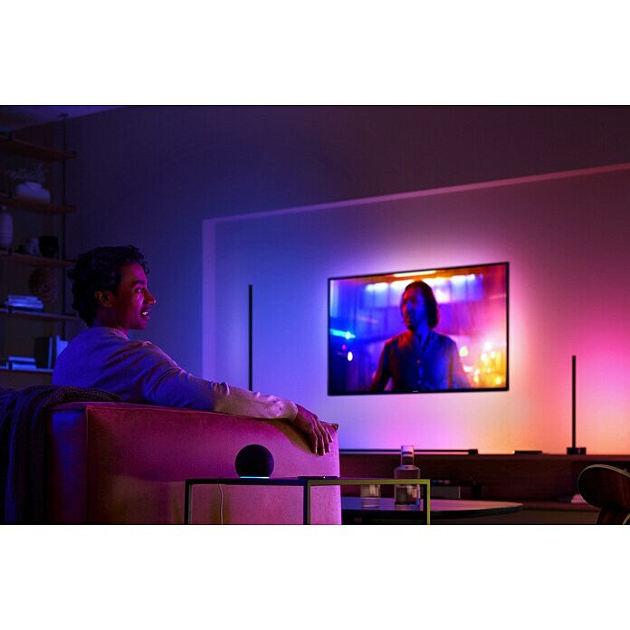 Philips Hue LED-Band Gradient Basis-SetLänge: 2 m, RGBW, 20 W Use Shot