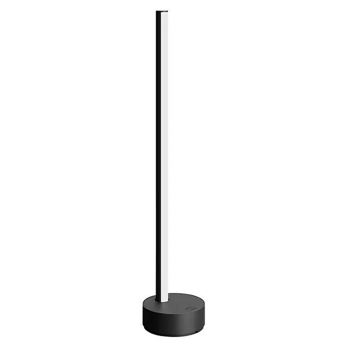 Philips Hue LED-Tischleuchte Gradient Signe - L x B x H: 11,1 x 11,1 x 55,3 cm, Schwarz, Mehrfarbig - Ein schlanker, moderner Philips Hue Stehleuchte, ideal für stimmungsvolle Beleuchtung in jedem Raum mit minimalistischem Design.
