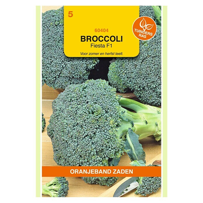 Oranjeband Groentezaden Broccolie Fiesta F1 (Brassica oleracea, Zaaitijd: Maart, Oogsttijd: Juni) | BAUHAUS
