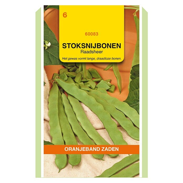 Oranjeband Groentezaden Stoksnijbonen Raadsheer (Oogsttijd: Augustus) | BAUHAUS