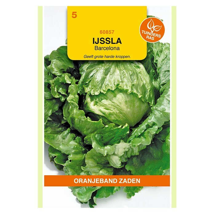 Oranjeband Groentezaden IJssla Barcelona (Lactuca sativa, Zaaitijd: Februari, Oogsttijd: April, 0,3 g) | BAUHAUS