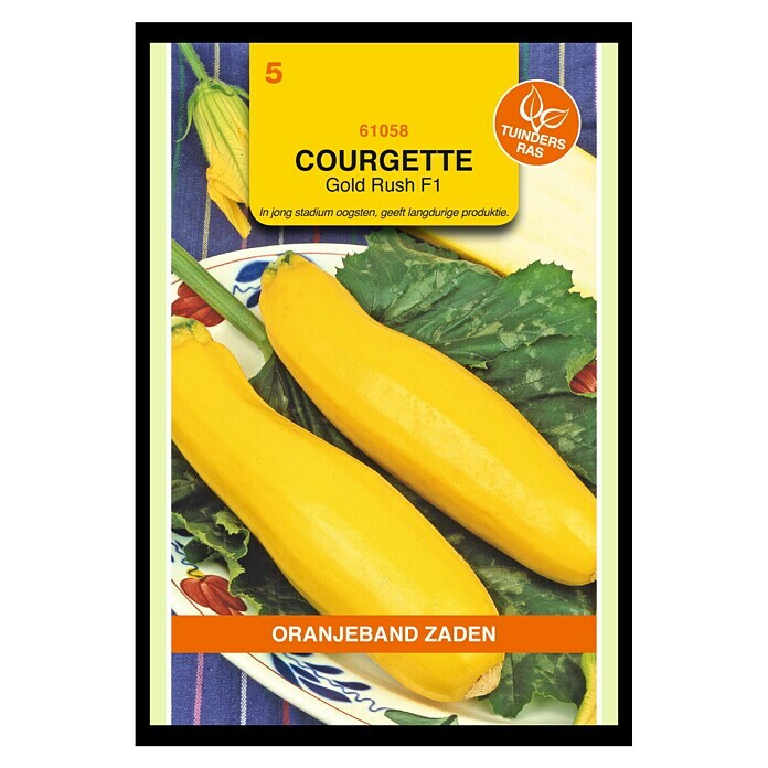 Oranjeband Kruidenzaad Courgette Gold Rush F1 (Zaaitijd: April, Oogsttijd: Juli) | BAUHAUS