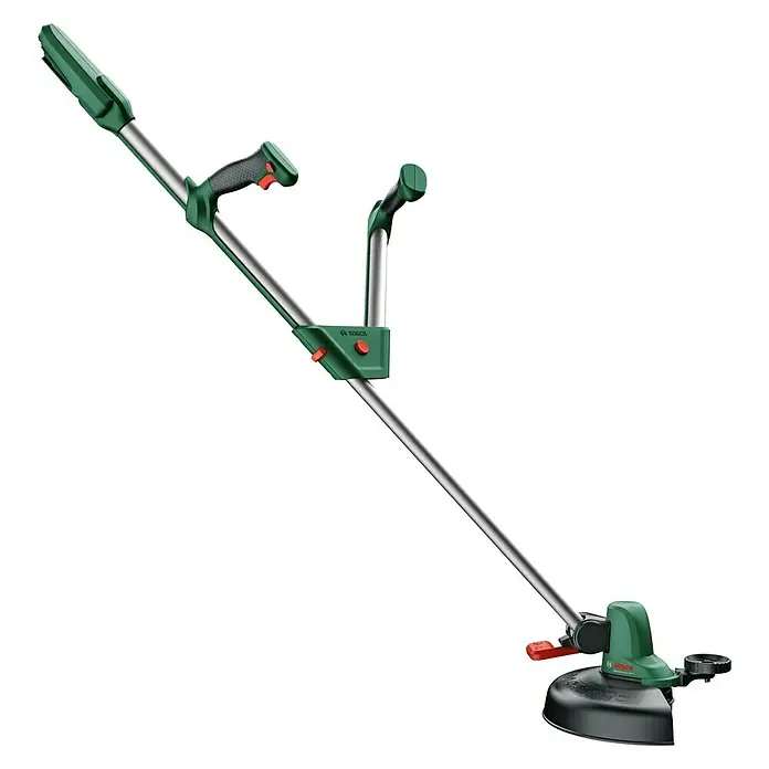 Bosch Power for All 18V Akku-Rasentrimmer UniversalGrassCut 18V-26 - 18 V, Li-Ionen, Ohne Akku - Akkubetriebener Rasentrimmer von Bosch mit verstellbarem Griff und Schneidkopf für präzise Rasenpflege.