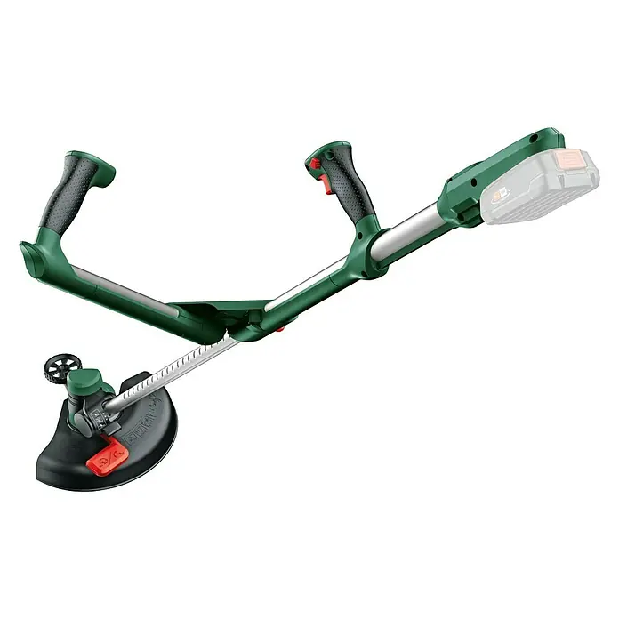 Bosch Power for All 18V Akku-Rasentrimmer UniversalGrassCut 18V-260 - 18 V, 2 Ah, 1 Akku - Akkubetriebener Rasentrimmer mit zwei Griffen für eine einfache Handhabung und einem robusten Schneidschutz.