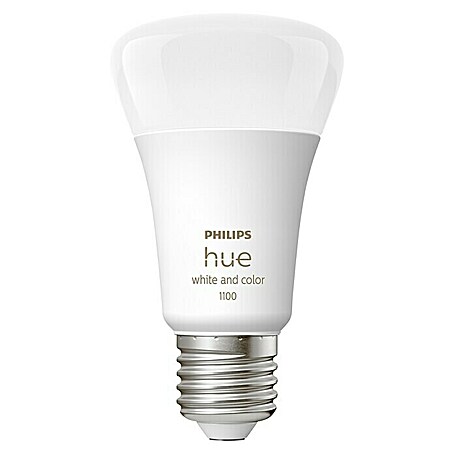 Philips Hue LED-Lampe White & Color (E27, Dimmbar, 1.100 lm, 9 W, 1 Stk.)
