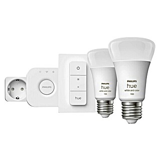 Philips Hue LED-Lampe White & Color Ambiance (E27, Dimmbar, Warmweiß, 806 lm - 1 055 lm, 9 W)