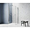 GEO Hit Pro Eckdusche B-PE130 (90 x 80 x 202,2 cm, Beschichtet, Chrom, Glasstärke: 6 mm) | BAUHAUS