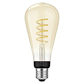 Philips Hue LED-Lampe White Ambiance Filament (7 W, ST72, 550 lm, 1 Stk.)