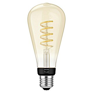 Philips Hue LED-Lampe White Ambiance Filament (7 W, ST72, 550 lm, 1 Stk.)