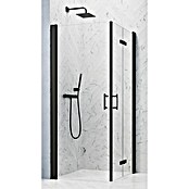 GEO Hit Pro Eckdusche B-PE140 (80 x 80 x 202,2 cm, Beschichtet, Schwarz, Glasstärke: 6 mm) | BAUHAUS