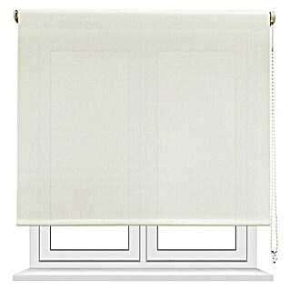 Estor enrollable screen 1% (An x Al: 135 x 250 cm, Blanco lino)