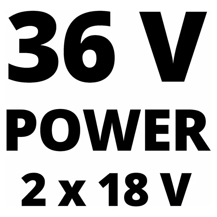 Einhell Power X-Change 18V Akku-Rasenmäher GE-CM 36/43 Li M - 18 V, 2 Akkus, 4 Ah, Schnittbreite: 43 cm - Informationsansicht