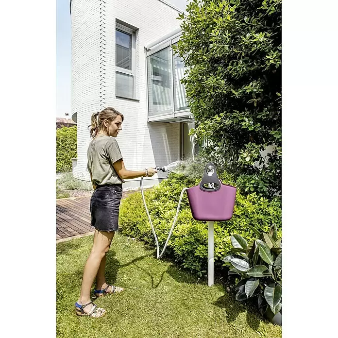 Gartenschlauch AquaGo Bunny - Schlauchlänge: 25 m, Lila - Anwendungsbeispiel