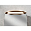 Camargue Swing LED-Spiegelschrank (B x H: 60 x 70,5 cm, Mit Beleuchtung, DIN Anschlag: Links, Berg Eiche, Glas) | BAUHAUS