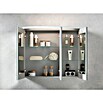 Camargue Swing K LED-Spiegelschrank (B x H: 90 x 70,2 cm, Mit Beleuchtung, Weiß) | BAUHAUS