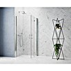 GEO Hit Pro Eckdusche B-PE140 (80 x 90 x 202,2 cm, Beschichtet, Chrom, Glasstärke: 6 mm) | BAUHAUS