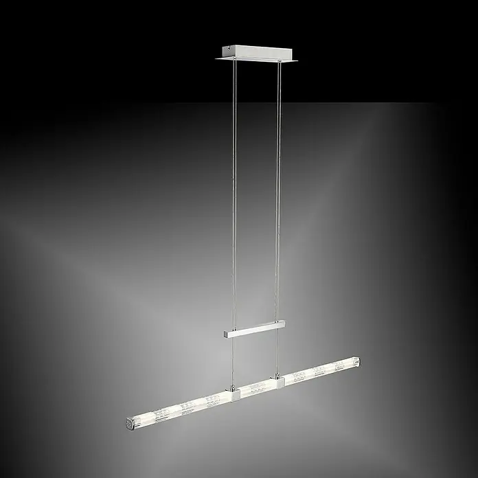 LED-Pendelleuchte Kanika - Warmweiß - Moderne LED-Hängeleuchte mit minimalistischem Design und hellem Licht. Ideal für Wohn- und Essbereiche, die eine elegante Beleuchtung suchen.