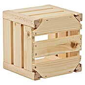 HolzZollhaus Holzkiste B 1/8 (17,5 x 18 x 16 cm, Gehobelt, Natur)