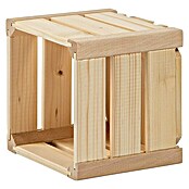 HolzZollhaus Holzkiste B 1/8 (17,5 x 18 x 16 cm, Gehobelt, Natur)