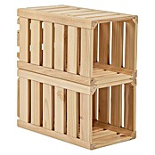 HolzZollhaus Holzkiste A 1/8 (32 x 17,5 x 18 cm, Gehobelt, Natur)