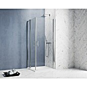 GEO Hit Pro Eckdusche B-PE210 (100 x 90 x 202,2 cm, Beschichtet, Chrom, Glasstärke: 6 mm) | BAUHAUS