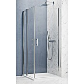 GEO Hit Pro Eckdusche B-PE210 (100 x 90 x 202,2 cm, Beschichtet, Chrom, Glasstärke: 6 mm) | BAUHAUS
