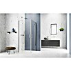 GEO Hit Pro Eckdusche B-PE300 (80 x 80 x 200 cm, Beschichtet, Chrom, Glasstärke: 6 mm) | BAUHAUS