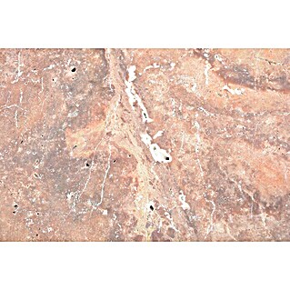 Tegel van antiek marmer (6 st., Roodbruin, Mat)