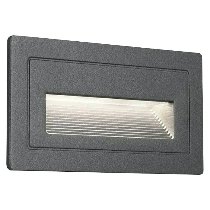 Paulmann LED-Einbauspot - 4 W, Warmweiß, Anthrazit, L x B x H: 58 x 103 x 62 mm - Moderne LED-Wandleuchte in Anthrazit. Ideal für Treppen und Flure. Stilvolle Beleuchtung für Innen- und Außenbereiche.
