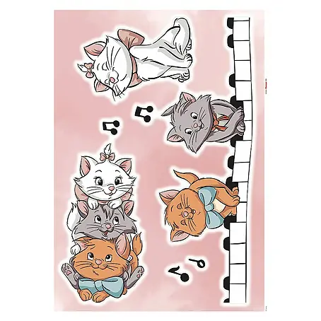 Komar  Wandtattoo Disney Aristocats Kittens