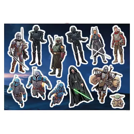 Komar Star Wars Wandtattoo Mandalorian Iconic Figures