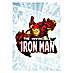 Komar Marvel Wandtattoo Iron Man Comic Classic 