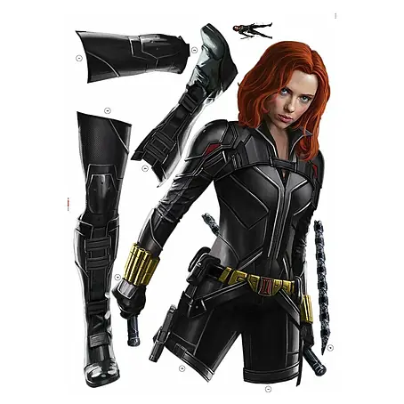 Komar Marvel Wandtattoo Black Widow Stand