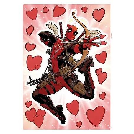 Komar Marvel Wandtattoo Deadpool Lovepool