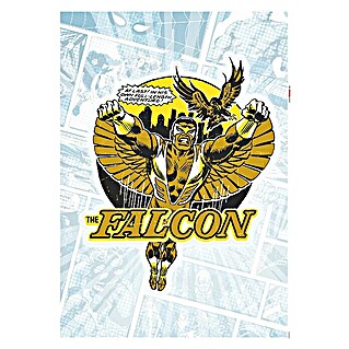 Komar Marvel Wandtattoo Falcon Gold Comic Classic (Gold, 50 x 70 cm, 1 -tlg.)