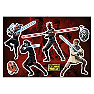 Komar Star Wars Wandtattoo Clone Wars Showdown (70 x 100 cm)