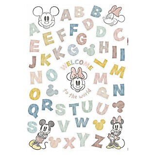 Komar Wandtattoo Mickey Mouse Alphabet (Mickey and Friends, 50 x 70 cm)