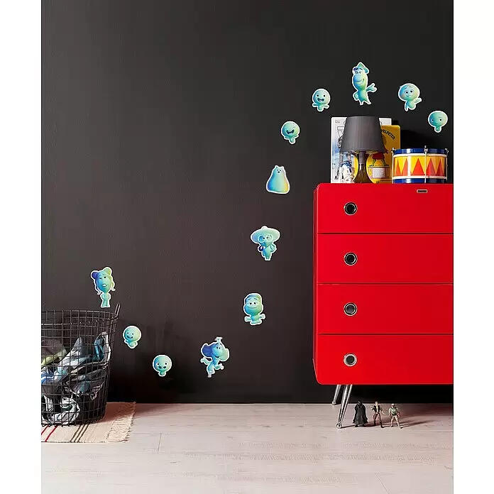 Komar Wandtattoo Disney Pixar Soul - Soulmates - Bunt, 50 x 70 cm, 12 -tlg. - Stimmungsaufnahme