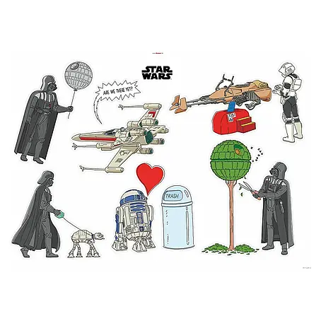 Komar Star Wars Wandtattoo Star Wars Treatment