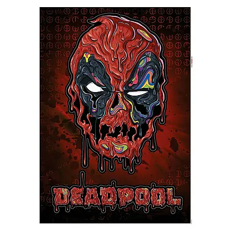 Komar Marvel Wandtattoo Deadpool Meltpool