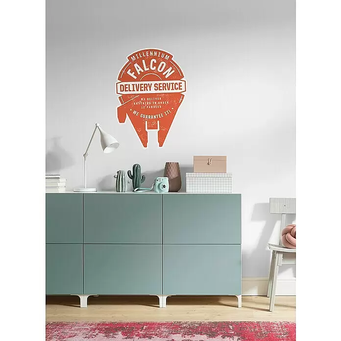Komar Star Wars Wandtattoo Star Wars Delivery Service - Bunt, 50 x 70 cm, 1 -tlg. - Stimmungsaufnahme