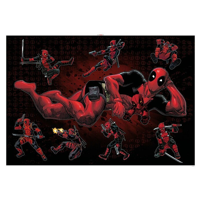 Komar Wandtattoo Deadpool Posing (70 x 100 cm)