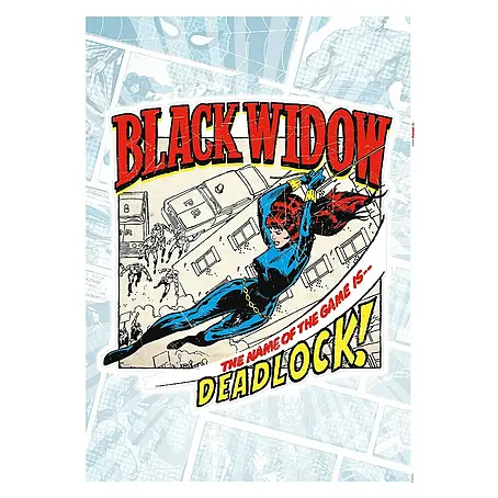 Komar  Wandtattoo Black Widow Comic Classic