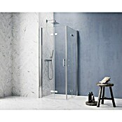 GEO Hit Pro Eckdusche B-PE400 (90 x 90 x 202,2 cm, Beschichtet, Chrom, Glasstärke: 6 mm) | BAUHAUS